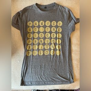 Panic! At The Disco concert band tee official merch